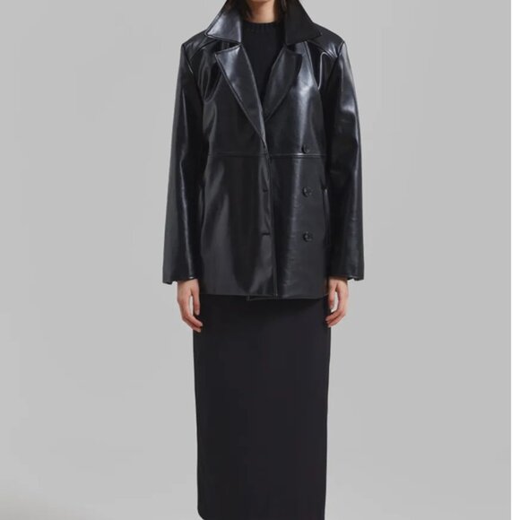 The Frankie Shop Sawyer Jacket Belted Trench Coat Size XS/S - Picture 4 of 8